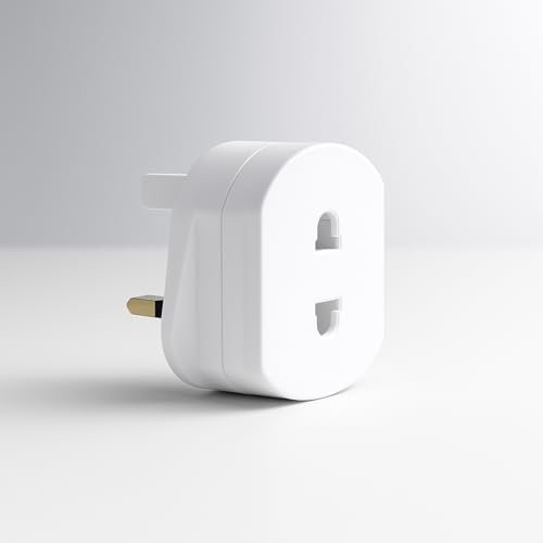 Toothbrush Adaptor Plug Electric Shaver Shaving adaptor 2 Pin Plug To 3 Pin Plug Shaver Adapter Plug Uk Power Adapter Shaver Plug 2 Pin Adapter Plug Uk For Shaving Razor (pack of 1)