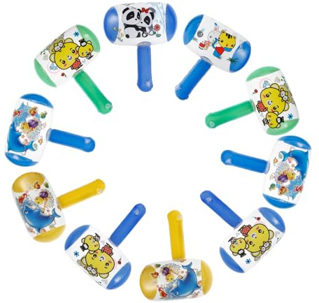 Amosfun Aufblasbarer Hammer Kinder Spielzeug Mit Glocke Pvc Leicht Transportierbar Partygeschenk Poolspielzeug