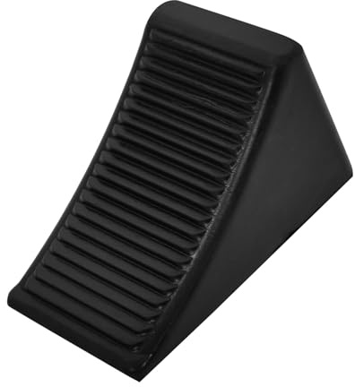 Abaodam Cuneo per Ruote in Gomma Antiscivolo Triangolare Blocco Stabilizzatore per Auto Camper Rv e Veicoli Supporto Antiscivolo Portatile e Facile da Installare per Pendenze