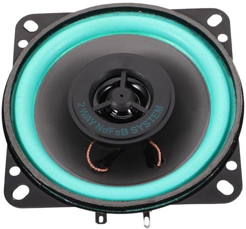 STAHAD Altoparlante Audio per Auto 100 W Coassiale Full Range Resistente all'Umidità per Porta Anteriore Design Compatto per Impianto Stereo Auto