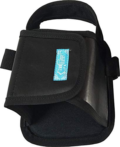 Zapatos de restricción de pie para silla de ruedas, ASSIALL Zapatos de sujeción antideslizantes lavables con superficie de cuero con forma idéntica para el pie izquierdo o derecho (individual)