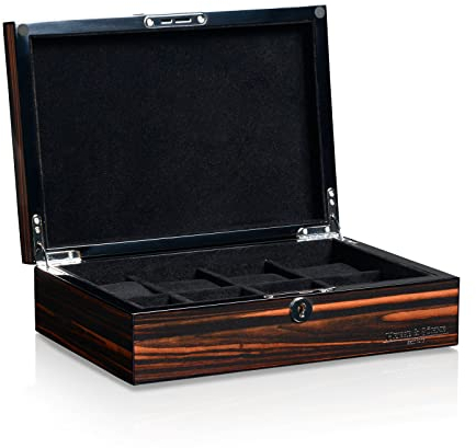 HEISSE & SÖHNE SEIT 1976® Uhrenbox Berlin 8 - Ebony