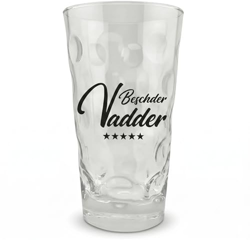 Beschder Vadder Dubbeglas 0,5 L - Das Schorleglas für den besten Pfälzer Vater