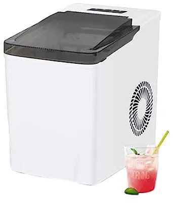 macchina del ghiaccio casa Ice Maker Commercial 15kg Piccolo Dormitorio Domestico Mini Studente Macchina for la Produzione di Cubetti di Ghiaccio Rotonda Completamente Automatica fabbricatore di ghiac