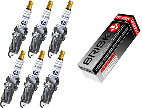 BRISK Iridium Premium+ Plus P4 DR15YIR 1622 Zündkerzen, 6 Stück
