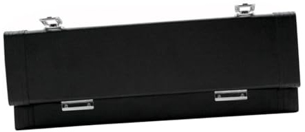 Toyvian 1stück Leder Flötenaufbewahrungsbox Tragbare Und Wasserdichte Musikinstrumentenbox Für Flöten Hochwertiges Design Für Übung Und Auftritt Schwarz