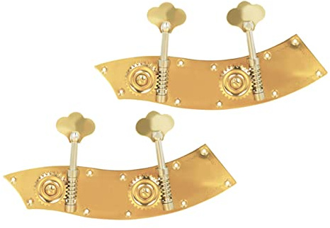 Toyvian 2stücke Kontrabass-kopfwirbel Premium-stimmwirbel Langlebiger Stimmwirbel Leichter Gold
