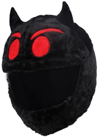 Okiyakusama Motorradhelm-Abdeckung, Integralhelm-Schutzhülle, Outdoor-Staubkappe, Integralhelm-Hut, lustige Fahrten, Geschenke, Dekor