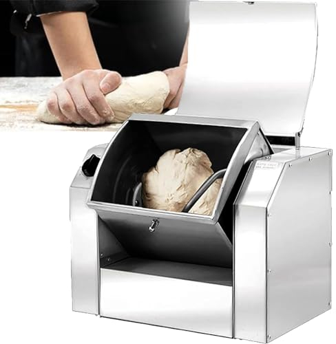 URJWAN MéLangeur éLectrique De Cuisine, MéLangeur De Farine Automatique, Capacité De PéTrissage De 3/5 Kg, MéLangeur De PâTe à Pizza, PéTrissage Efficace, Gain De Temps Et D'éNergie,5KG