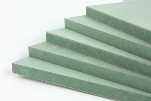 MDF Moisture Resistant Sheets Furniture Panel, MDF 18mm Thickness, Choose Your Panel Size Versatile Alternative to Cut To Size Crafts Hobby Sheets (1, 915mm x 915mm, 3 ft x 3 ft)
