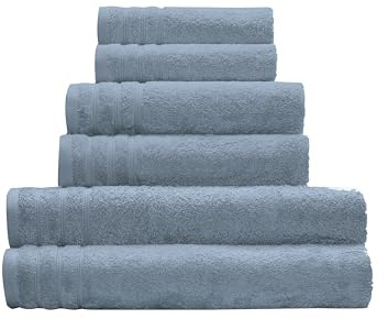 Kleine Wolke Frottier Gästetuch ROYAL Stahlblau 30x 50 cm | OEKO-TEX, 500 g/qm, vegan ohne tierische Bestandteile hergestellt, mit Aufhängeschlaufe, bei 60° C waschbar, 100% Baumwolle