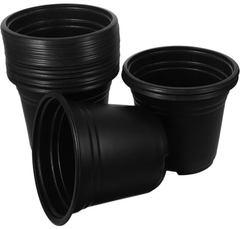 Happyyami 50stücke Kleine Pflanztöpfe Aus Robustem Kunststoff Mit Drainagelöchern Für Optimale Bewässerung Für Sukkulenten Und Zimmerpflanzen Vielseitig Einsetzbar Garten Und Balkon