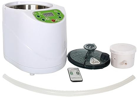 Sauna Steam Generator 3.0L with Remote Control - Home Spa Therapy for Relaxation, Shower Cabin Body Fumigation Machine, Sauna Accessories for Wellness