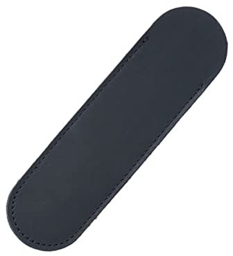 HONMEET Stiftehalter Schwarz Leder Stiftetasche Für Tintenroller Füllfederhalter Stiftetui Handgefertigt Koffer Für Stifte Stiftetasche Organizer