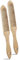 G4GADGET Wooden Wire Brush Set of 2 – 4 Row Steel Bristles for Rust Removal, Paint Cleaning, and Surface Pre-Treatment – Ideal for Metal, Wood, Stone & More