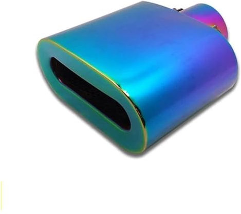 UTONGMU Universelle Quadratische Auto-Auspuffanlagen, Spitzendüse, Schalldämpfer, Rohrmodifikation, Schwanz, Kehle, Auto-Auspuffspitze, 1 Stück, 55 Mm Auto Auspuff Endrohr(Please Select)