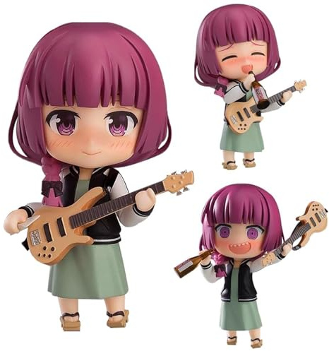 Bocchi The Rock Figura Hiroi Kikuri Anime Figura Q Edition Mini Figuras movibles Cabezas Cambiables Figura de Acción Modelo de PVC Estatua Decoración de Escritorio Colección Regalos Fans