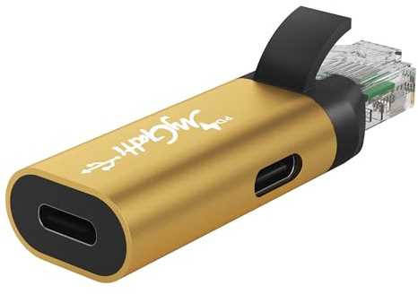 Adaptateur USB C vers Ethernet avec alimentation 100 W, RJ45 mâle vers USB C femelle, puce intelligente intégrée, 1 Gbit/s, charge et surf 2 en 1, prend en charge PC, ordinateur portable, tablette,