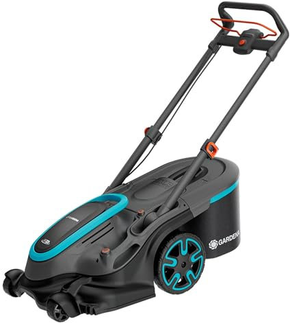 GARDENA Cortacésped de Alto Rendimiento PowerMax Duo 46/36V de Doble Cuchilla con batería P4A