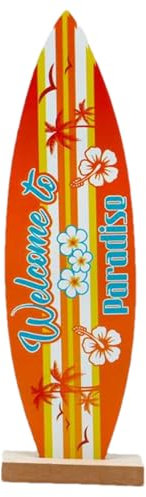 Surfbrett-Schild, Surfbrett-Mittelstücke für Tische | Sommerparty-Dekorationen | Multifunktionale Surfbrett Strandschilder, Sommer Holzschild, Surfbrett für Wand, , Wanddekoration, Urlaubsde
