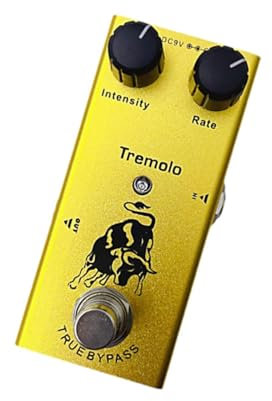 TTETTZ E Gitarren Pedal DC 9 V, Effektgerät für Live Events Und Proben, Tremolo