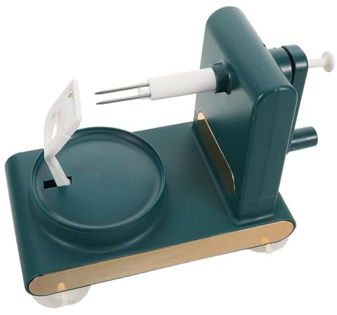 ULTECHNOVO Pelador De Manzanas y Frutas Multifuncional De Mano Descorazonador y Pelador Manual Para Cocinar Verduras y Frutas Manzanas y Patatas Color Verde