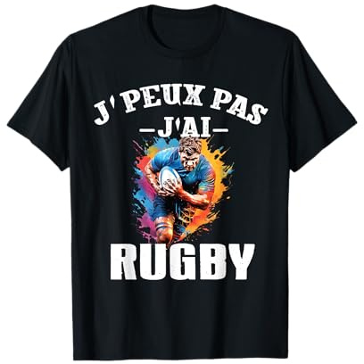 Rugby Humour Je Peux Pas J'ai Rugby Humour Rugby T-Shirt