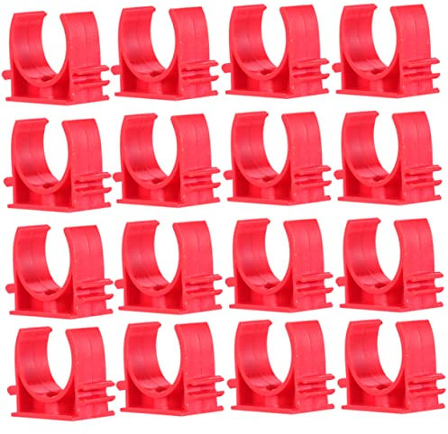 Hemobllo 100pcs u Shape Pipe Clamps Wearable Hose Clips for Water and Support Lightweight for Hoses