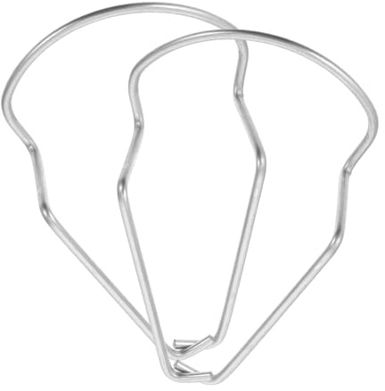 Cabilock Protezione per Lame Tosaerba in Acciaio Inox Argento, 2 Pezzi, Accessori per Decespugliatore, Protezione Resistente per Tagliaerba