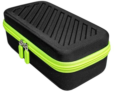 Gissroys Elegante rotolo di orologi ideale per collezionisti e rivenditori porta orologi accessori vetrina portagioie custodia portatile, verde