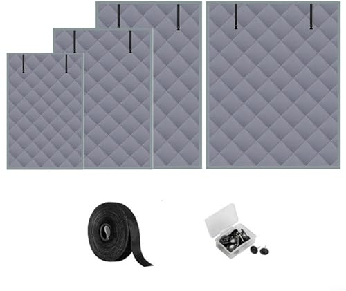 Kit d'isolation thermique pour fenêtre d'hiver, bouclier thermique en tissu Oxford robuste, barrière pour temps froid, design en rouleau pour un rangement facile