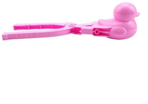 Jotekonoby Wiederverwendbare Entenreisform für selbstgemachte Sushi- und Schneeball-Maker mit Griff, kein Onigiri-Maker, Kinder-Küchenspielzeug, kindersichere Lebensmittel, leicht zu reinigen (Rosa)