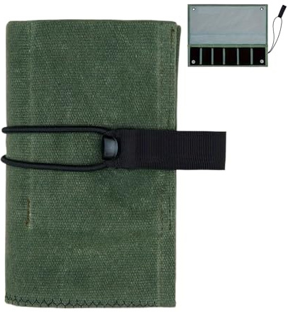 Sac à outils – Pochette en toile pliable portable à 6 compartiments, sac de rangement d'outils polyvalent pour charpentiers, artistes, hommes, garage, camion, moto, voiture, jardin, entretien, service