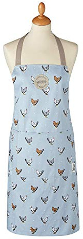 Cooksmart British Designed Kitchen Aprons For Women & Men | 100% Cotton Kitchen Apron With Pockets | Modern Designed Cooking Aprons For Women & Men Suitable For All Types Of Kitchens