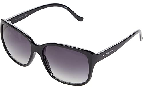 Calvin Klein CK20518S Damen Sonnenbrille Rechteckig Schwarz 60/15/135 Tan