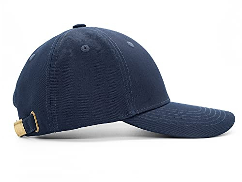 Ruyosn Kappe Herren Basecap Damen Verstellbar Cappy Waschbar Klassische Baseball Cap Unisex Sonnenschutz Baseballkappe Baumwolle Mütze Atmungsaktiv für Sport Wandern Ausflug Dunkelblau