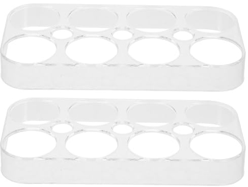 Uonlytech Hueveras Para FrigoríFico 2 Piezas Organizador De Almacenamiento De Huevos Apilable Caja Transparente Para 16 Huevos Soporte Compacto Y Ligero Para Refrigerador