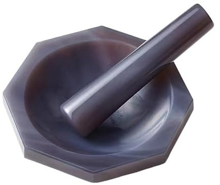 Mortero de ágata de grado 1, cuenco de molienda resistente al desgaste for laboratorio, 1 unidad