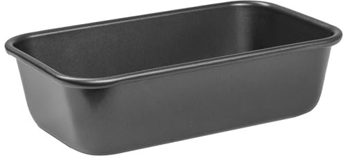 Prochef 2lb Loaf Pan, Non-Stick Heavy Gauge Carbon Steel, PFAS-Free, Oven Safe to 230°C, Dishwasher Safe – 24x14x7cm Bread Tin