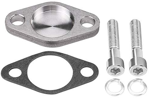 EGR Valve Blanking Plate, 8mm EGR Valve Blanking Plate Kit Set with Gasket for BM-W E53 E38 E39 E46 X5 SI-A0254