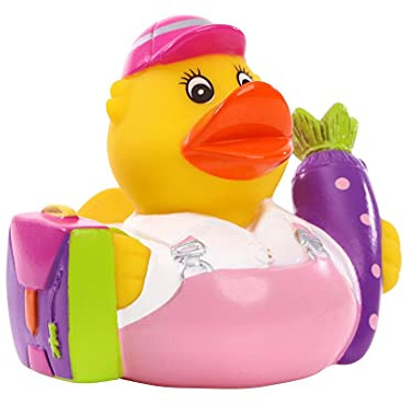 Schnabels Quietsche-Ente Erstklässler/in - das feierliche Geschenk zur Einschulung! Rosa
