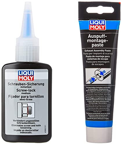 Liqui Moly 3802 Frenafiletti Medio, 50g & 3342 Pasta per Impianti di Scarico