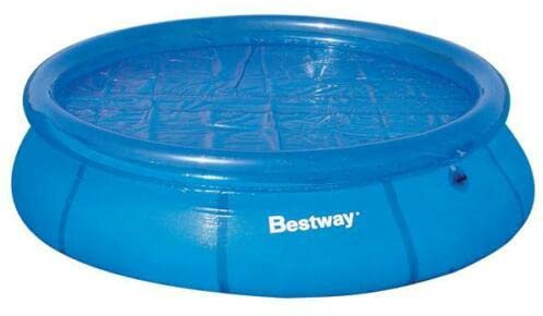 NEW 8FT 10FT 12FT Swimming Pool Cover Round Paddling Sheet Fast Set Garden Foot Pool Protector | Rainproof DUSTPROOF | Easy to Set UP | Strong Durable Long Lasting (8FT X 26 Solar Fast Set Cover)