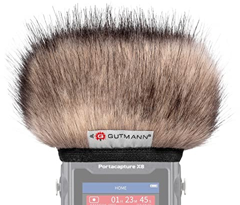 Gutmann Mikrofon Windschutz Fell für Tascam Portacapture X6 CAT Handgefertigt in Deutschland