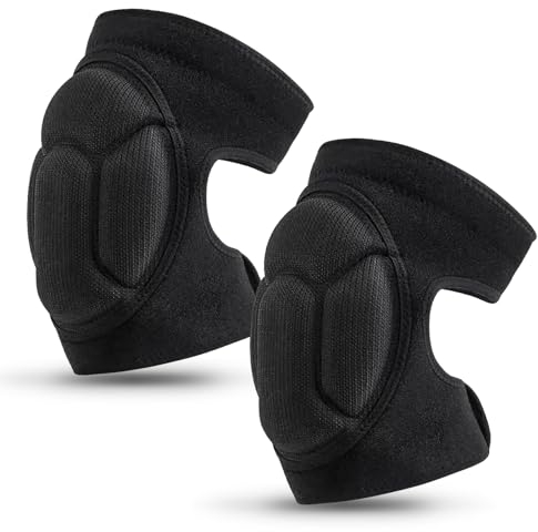 Knieschoner Arbeiten, Rutschfest Antikollisions Kniebandage Kollisionsvermeidung Knieschoner Garten Multifunktions-Knieschützer Für Gartenarbeit, Reinigung, Bodenbeläge, Volleyball, Tanzen (1 Paar)
