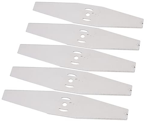 CHEOTIME 5pcs Cordless Electric String Trimmers Metal Blade, Weed Eater Replacement Blade for Cutting Grass Weeds Underbrush