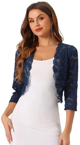 Allegra K dam Sweater Bodyskjorta
