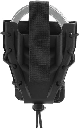 Handschellen-Holster, offene Handschellen-Hülle, Strafverfolgungs-Manschetten-Tasche für Einsatzgürtel/MOLLE-Taktische Weste