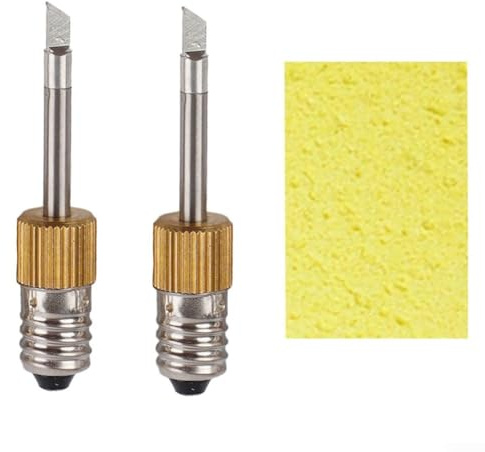 E10 Lötkolbenspitze, E10-Schnittstelle, Lötkolbenspitzen, Schweißspitzen, tragbares Lötspitzen-Set B, C, K Typ für allgemeine Schweißanwendungen, Spot (tip-K)
