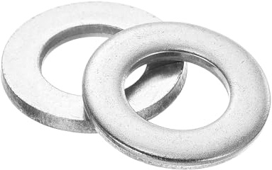 sourcing map 20 rondelle piatte M12, in acciaio inossidabile 304, 13 mm ID x 24 mm OD x 2,5 mm di spessore per viti a bullone, riparazione di fabbriche, cucine, negozi e costruzioni all'aperto,